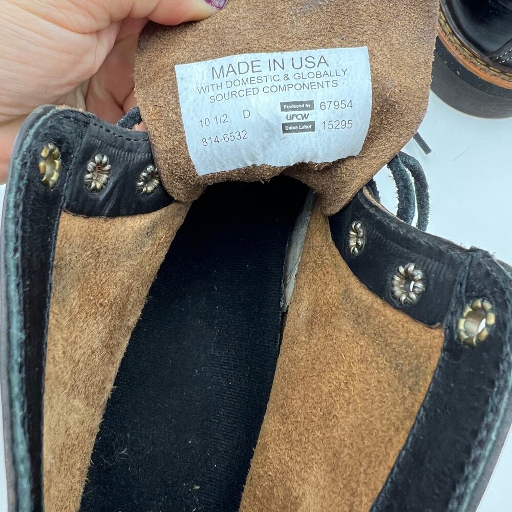 Thorogood Beloit Black Leather Boots 814-6532 - Picture 8 of 9